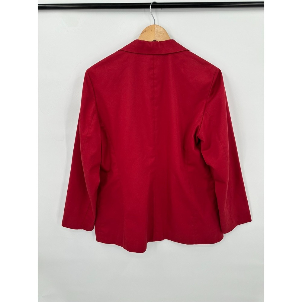 Vintage LL Bean Blazer Womens Minimalist Career Office Work Simple Staple 14 R - Picture 2 of 8